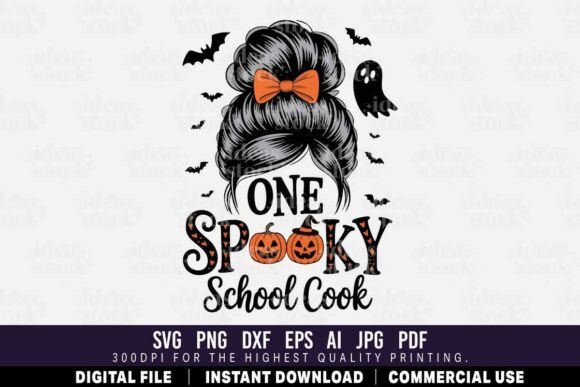 A Designer's Look at the One Spooky School Cook SVG