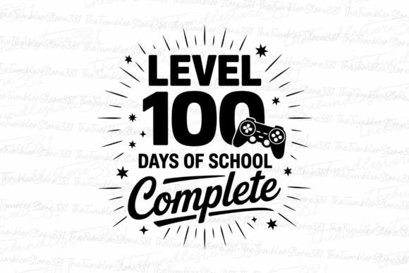 A Level 100 Days of School Design for Embroidery