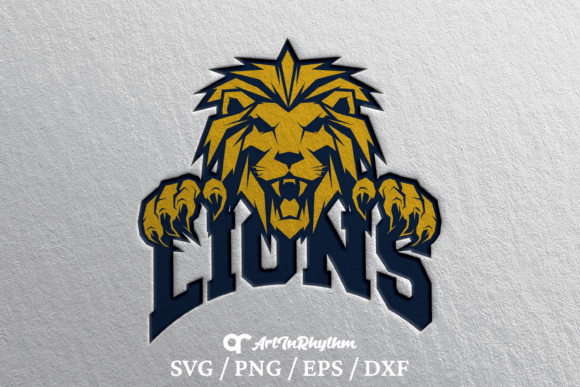 A Lion Logo Design for Real-World Embroidery Projects