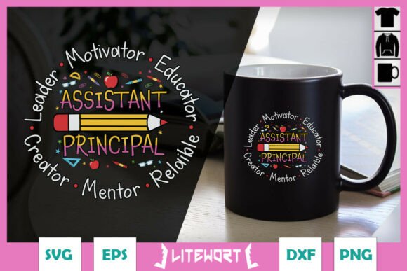 Evaluating the Assistant Principal School Staff SVG for Embroidery