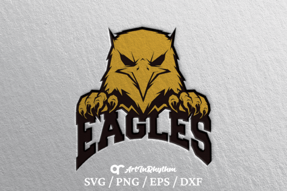 Evaluating the Eagle Logo Sport School Mascot for Embroidery