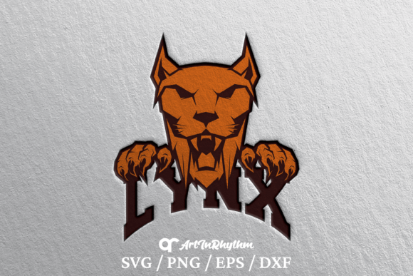 Evaluating the Lynx Logo Sport School Mascot for Embroidery Projects