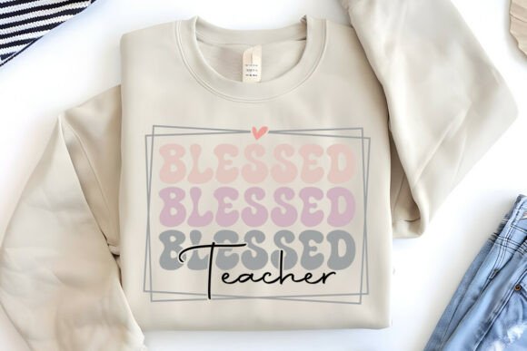 Evaluating the Retro Blessed Teacher Embroidery Design