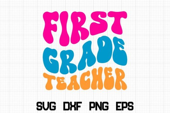 First Grade Teacher Retro SVG: A Designer's Hands-On Review