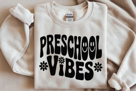Preschool Vibes: A Retro Design for Embroidery Projects